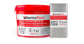 Двухкомпонентная эпоксидная грунтовка Homafloor 001 2K EP (10,5 кг) для полов, неморозостойкая